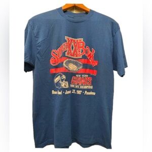 Vintage 1987 New York Giants Super Bowl XXI Championship  t-shirt single stitch